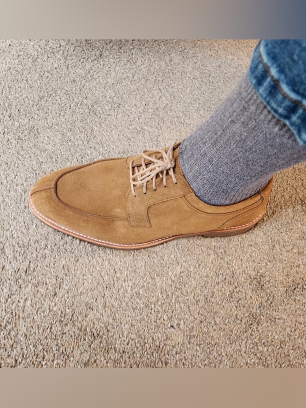 Allen Edmonds Denali Derby Men's Shoes Cognac 11.5 - Picture 6 of 6